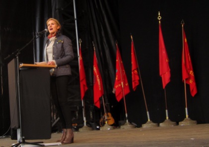 Danish PM Helle Thorning-Schmidt on Mayday 2015
