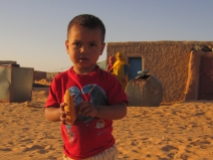 Boy in Tindouf refugee camps